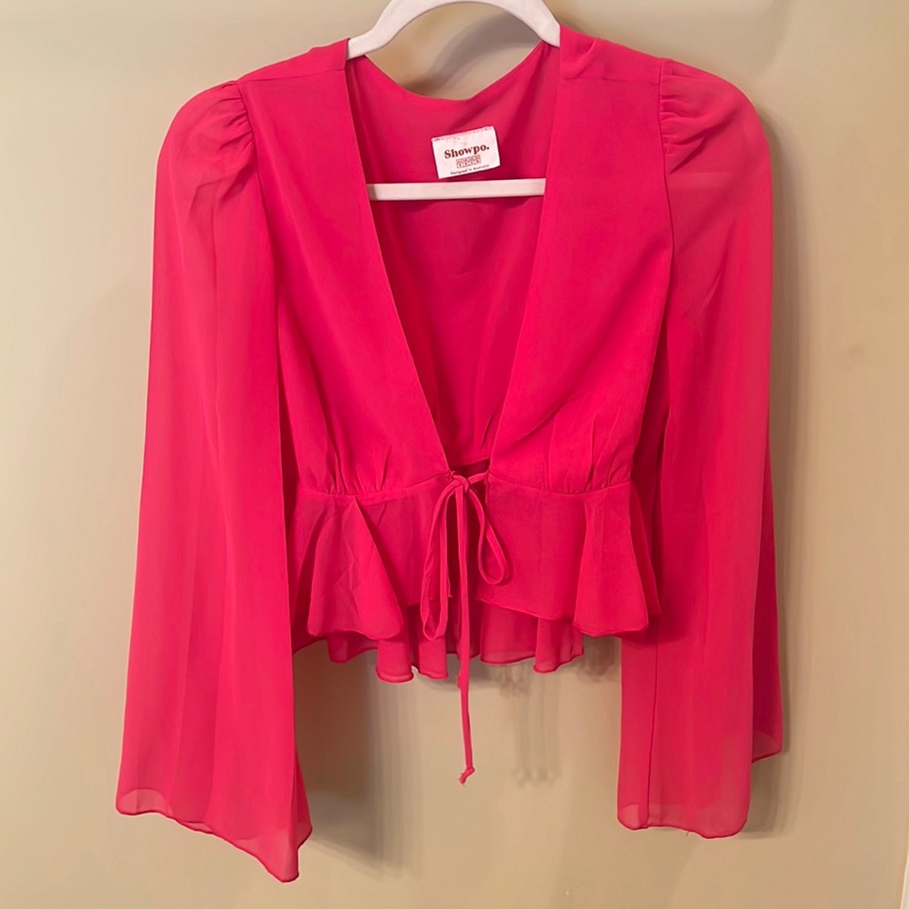 Pink Blouse Top